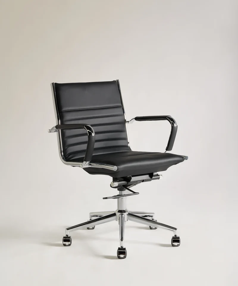 Silla de Oficina en Polipiel Marlow Low Base